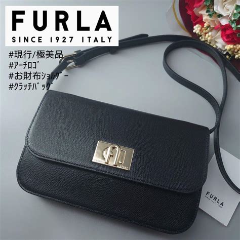 フルラ バッグ 黒 革|furla 1927 フルラ.